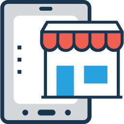 Online shop icon