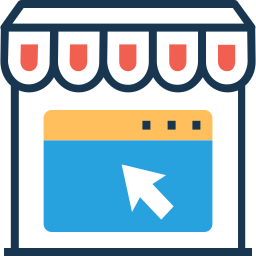 Online shop icon