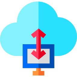 computación en la nube icono