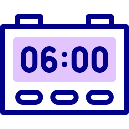Цифровые часы иконка