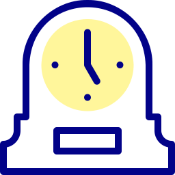 orologio da scrivania icona