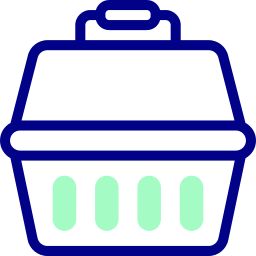 Pet carrier icon