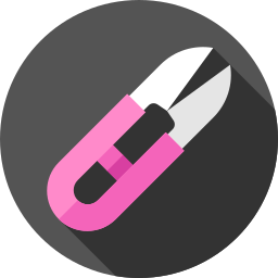 Sewing scissors icon