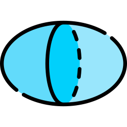 ellipsoïde Icône
