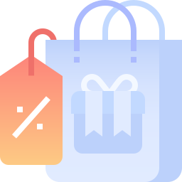 Discount bag icon