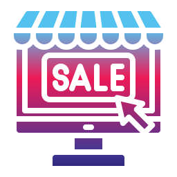 Online shop icon