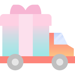 Delivery car icon