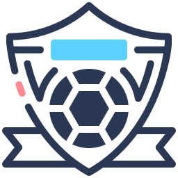 insignia de fútbol icono