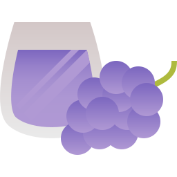 jugo de uva icono