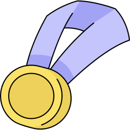 medaille icoon