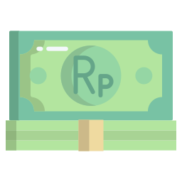 indonesische rupiah icon