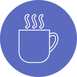 Hot coffee icon