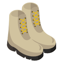 botas do exército Ícone