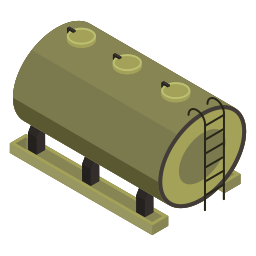 tanque de óleo Ícone