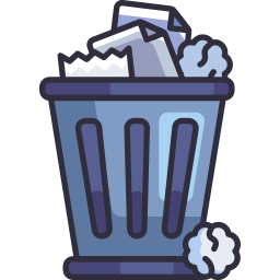 Trash bin icon