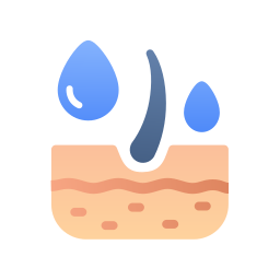 Hydrated skin icon
