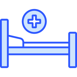 Hospital bed icon