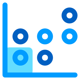 Scatter plot icon