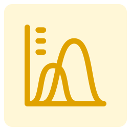 Wave graph icon