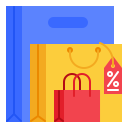 Shopping bag icon