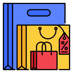 Shopping bag icon