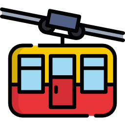 Cable car cabin icon