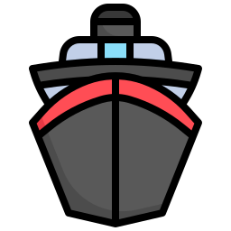 Cruise ship icon