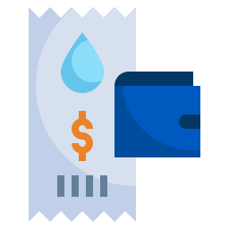 rachunek za wodę ikona