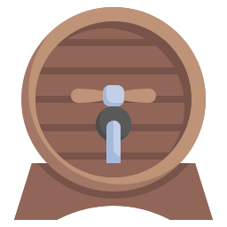 Wine barrel icon