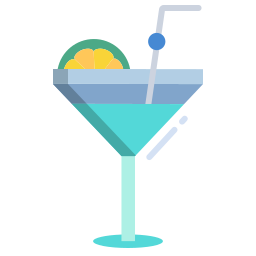 cocktailglas icoon