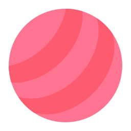 pelota de ejercicio icono