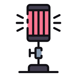 infrarood lamp icoon