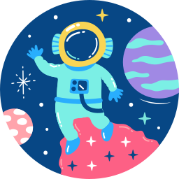 astronauta sticker