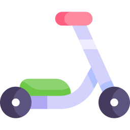 scooter de chute Ícone