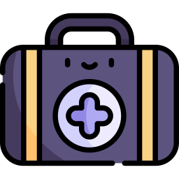 First aid kit icon