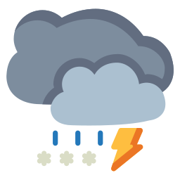 tormenta de nieve icono