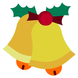 campana de navidad icono