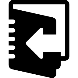 Save in folder button icon