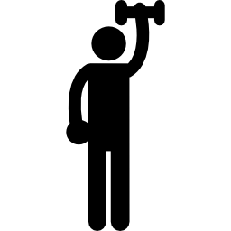 Man working out icon