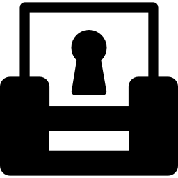 cartella bloccata icona