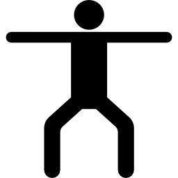 ejercicio silueta icono