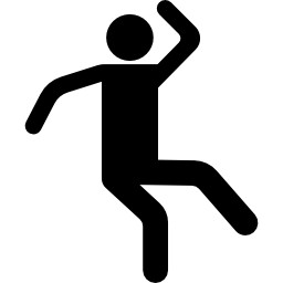 Dancing silhouette icon
