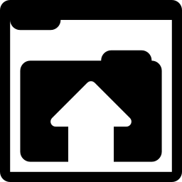 Upload folder button icon