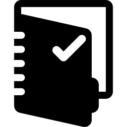 folder ze znacznikiem wyboru ikona