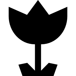 flor angular icono