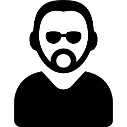 Man with sunglasses icon