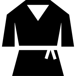 uniforme de artes marciales icono