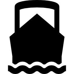 Ship front view icon