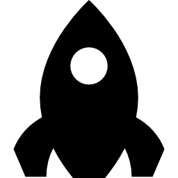 Vertical rocket icon