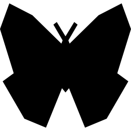 Plain butterfly icon